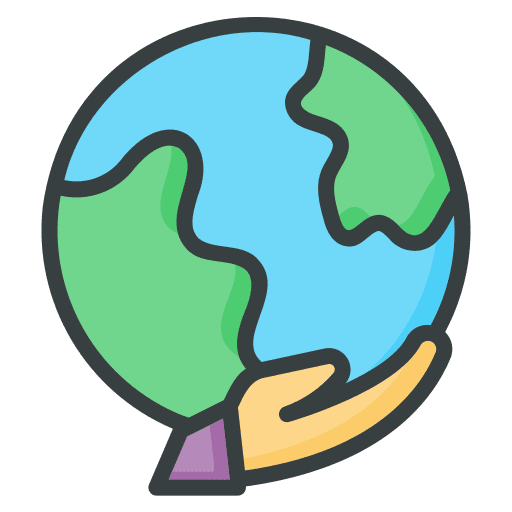 Earth ecology sustainable save the planet icon Earth ecology sustainable save the planet icon