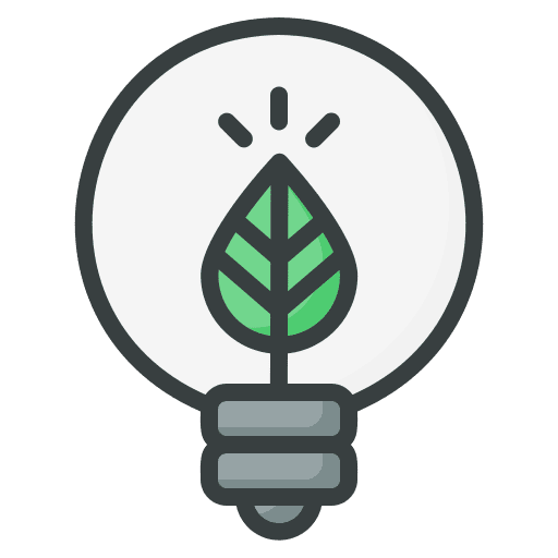 Light bio energy eco plant icon Light bio energy eco plant icon