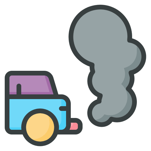 Pollution transportation chemicals contamination icon Pollution transportation chemicals contamination icon
