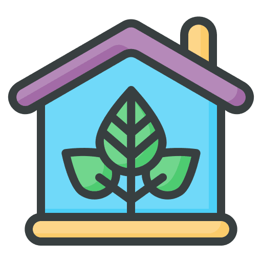 Eco protection home house icon Eco protection home house icon