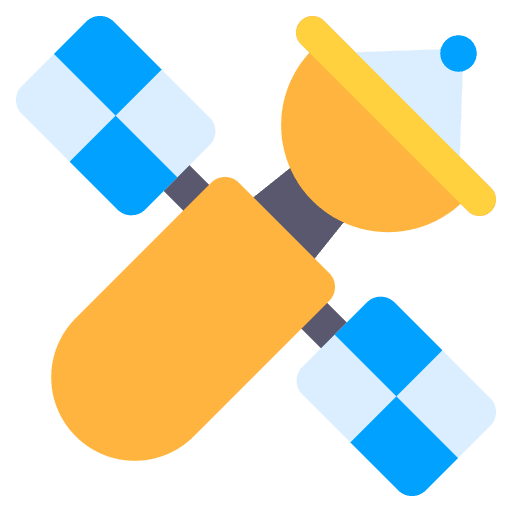 Satelite satelite space spaces icon
