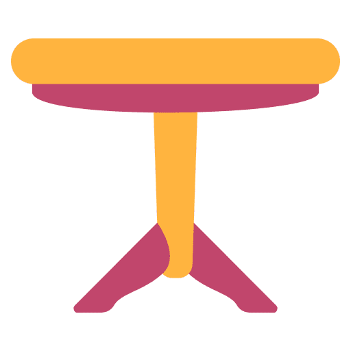 Dining table dining table decoration furniture and household icon