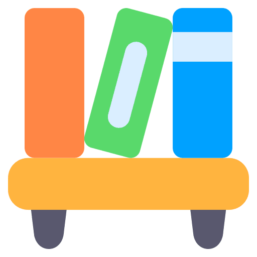 Library library furniture and household bookcase icon Library library furniture and household bookcase icon