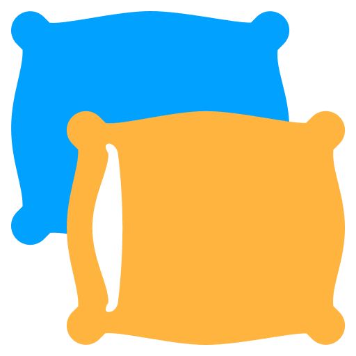 Pillow bed furniture and household pillow icon Pillow bed furniture and household pillow icon