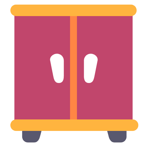 Wardrobe furniture and household cabinet room icon Wardrobe furniture and household cabinet room icon