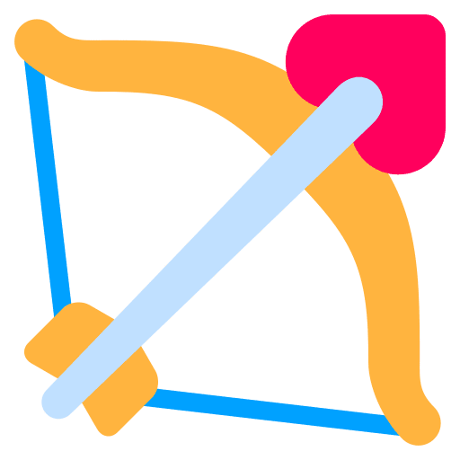 Cupid arrow heart cupid arrow romance icon Cupid arrow heart cupid arrow romance icon
