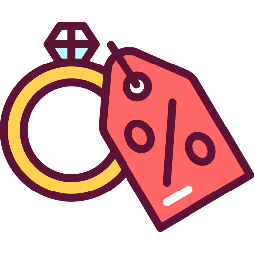 Ring ring offer sale icon