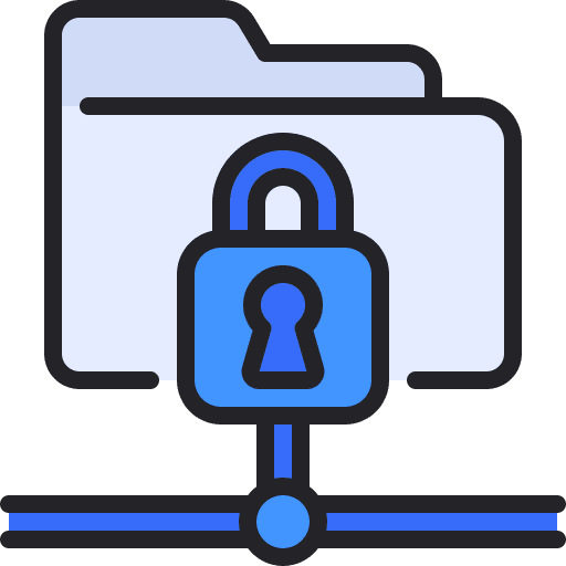 Folder network security shared icon