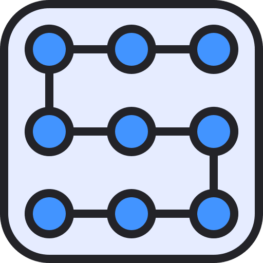 Lock pattern screens unlock security icon