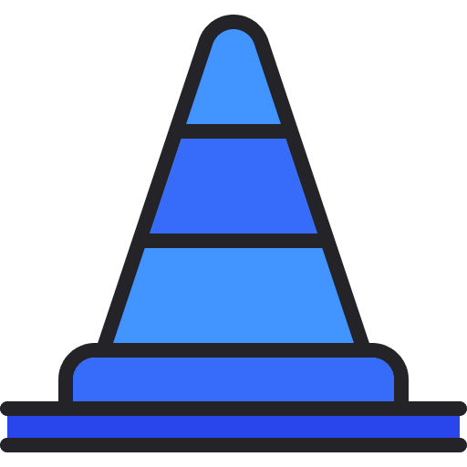 Traffic cone traffic cone cone post icon