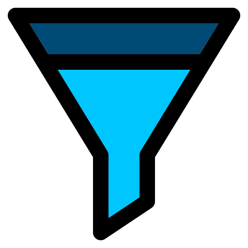 Filter funnel ui user interface icon