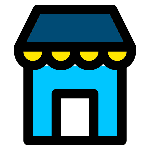 Store shopping building commerce icon Store shopping building commerce icon