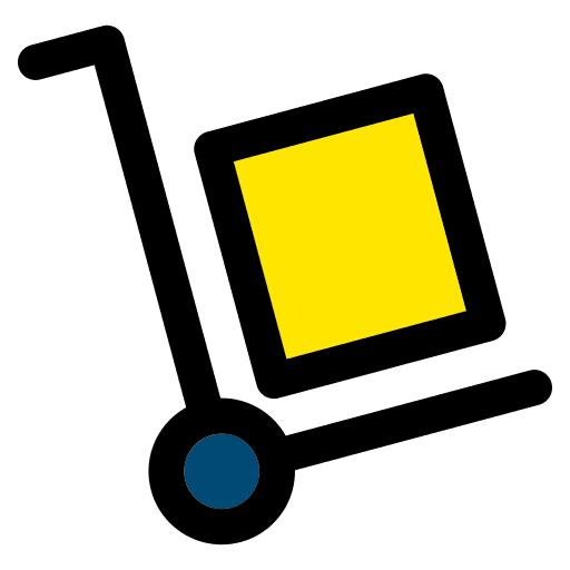 Trolley trolley package cart icon Trolley trolley package cart icon