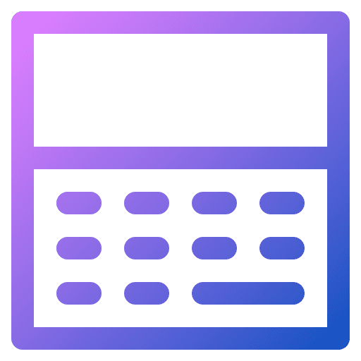 Calculator mathematics electronics calculation icon Calculator mathematics electronics calculation icon