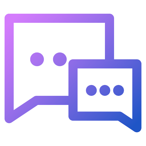 Chat chat box conversation speech bubble icon