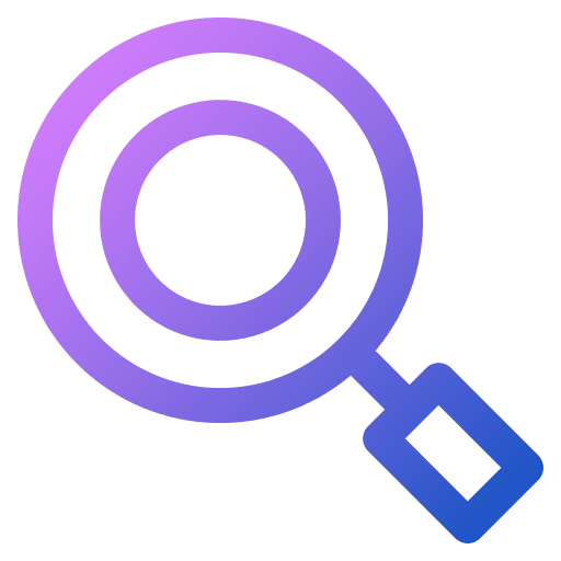 Magnifier search zoom magnifying glass icon