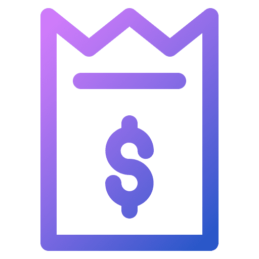 Receipt receipt commerce dollar icon Receipt receipt commerce dollar icon
