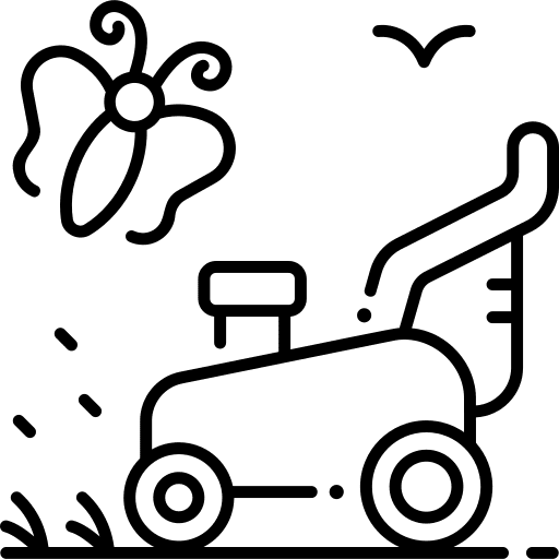 Lawn mower electronics equipment machine icon Lawn mower electronics equipment machine icon