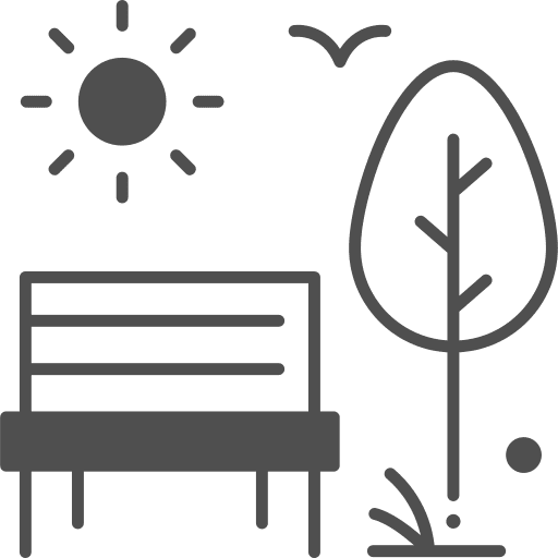 Garden sun outdoor garden icon