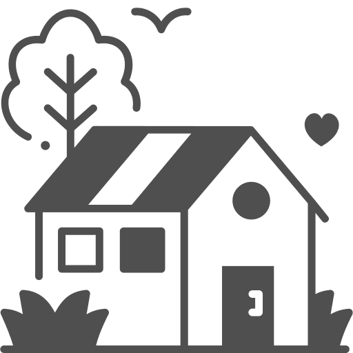 Home house architecture and city nature icon
