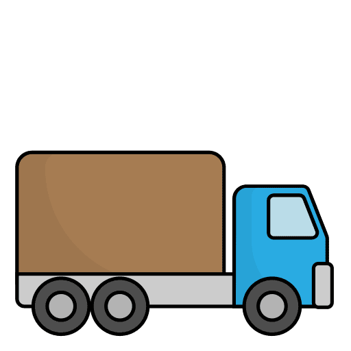 Delivery truck shipment delivery truck transportation icon
