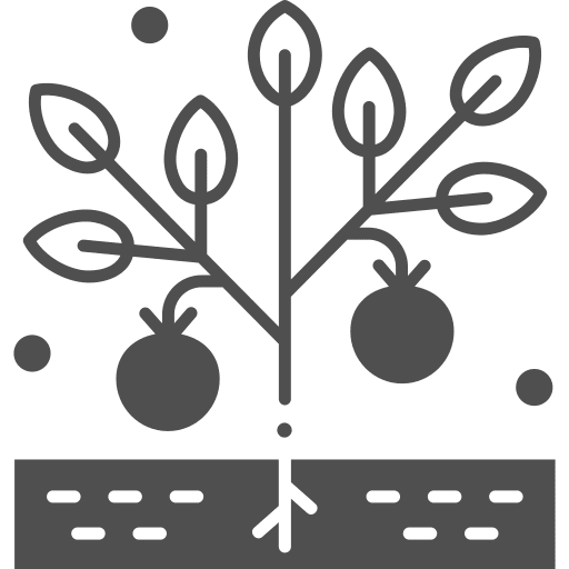 Plant farming and gardening nature leaf icon Plant farming and gardening nature leaf icon