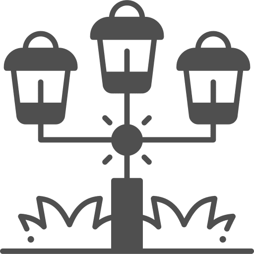 Street lamp illumination street lamp park icon Street lamp illumination street lamp park icon