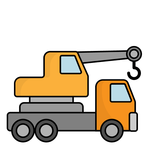 Crane truck tow truck hook crane truck icon Crane truck tow truck hook crane truck icon