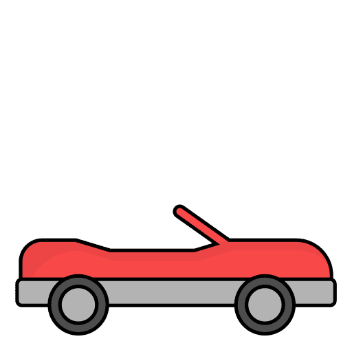 Convertible car racing vehicle convertible car icon Convertible car racing vehicle convertible car icon