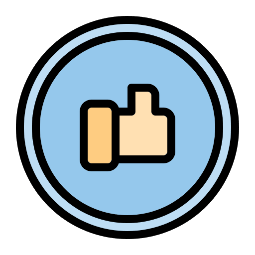 Like like thumbs up marketing icon Like like thumbs up marketing icon