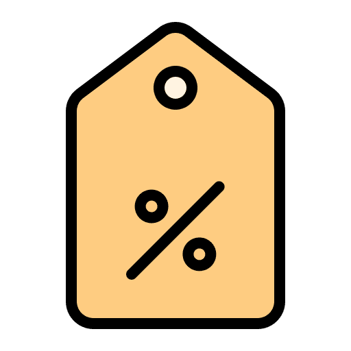 Percentage label commerce and shopping percent icon Percentage label commerce and shopping percent icon
