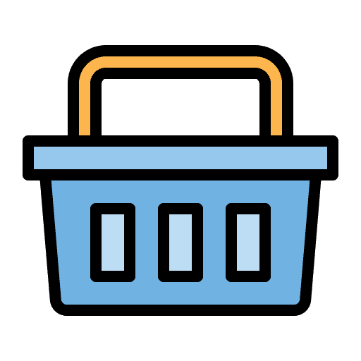 Shopping basket container shopping basket store icon Shopping basket container shopping basket store icon