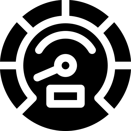 Dashboard mileage vehicle speedometer icon