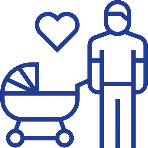Father people baby fatherhood icon