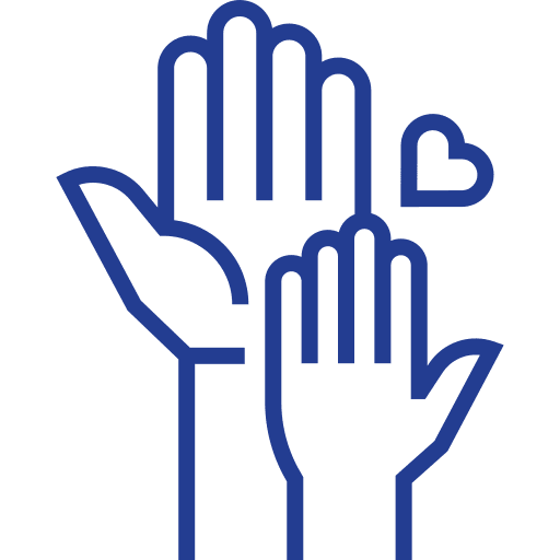 Hand dad holding hands fathers day icon