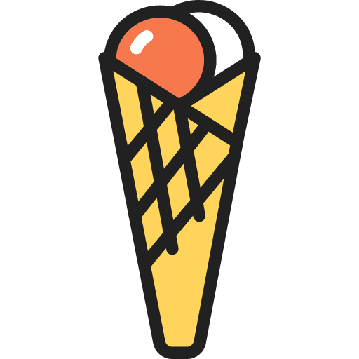 Ice cream summertime food and restaurant sweet icon Ice cream summertime food and restaurant sweet icon