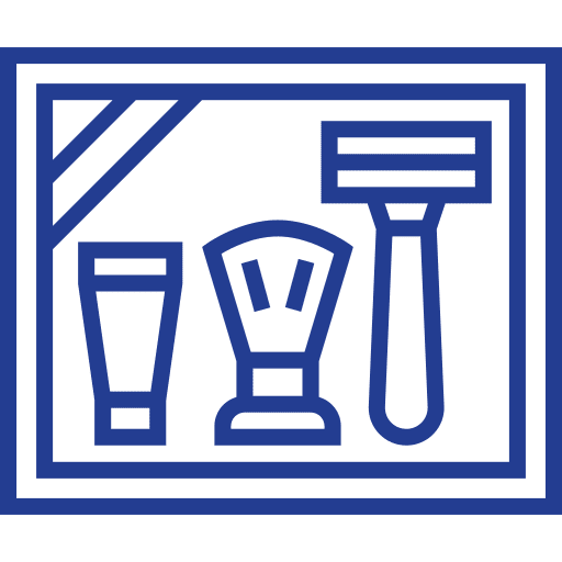 Shaving cut gift shaving icon