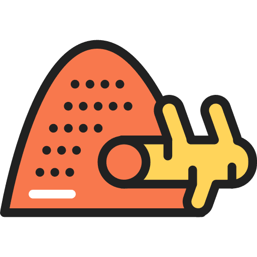Turmeric powder spice seasoning icon Turmeric powder spice seasoning icon