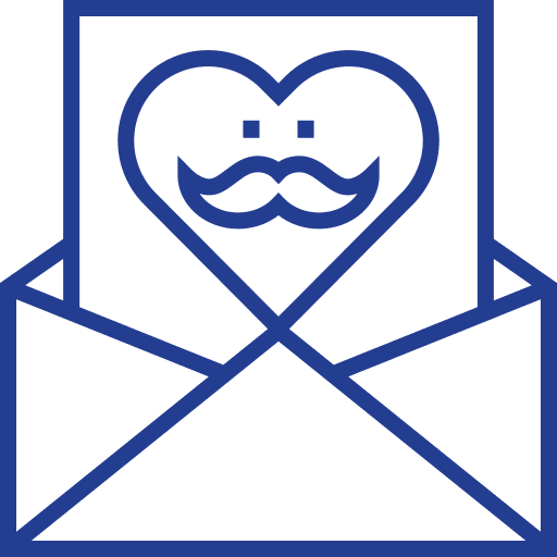 Fathers day mail love message icon Fathers day mail love message icon