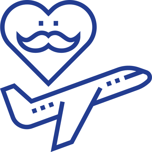 Travel celebration heart fathers day icon Travel celebration heart fathers day icon