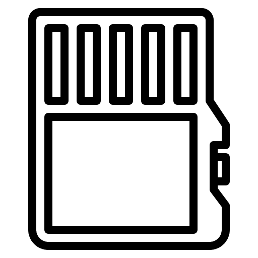 Sd card sd card electronics hardware icon