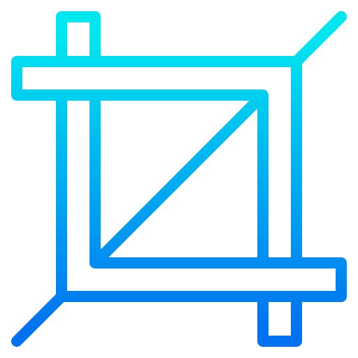 Crop edit tools trim image editing icon Crop edit tools trim image editing icon