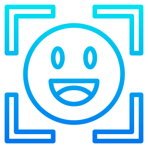 Face detection portrait face detection photo camera icon Face detection portrait face detection photo camera icon
