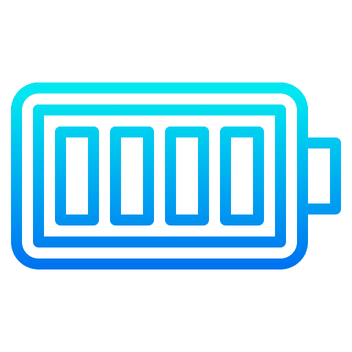 Full battery battery status electronics battery level icon Full battery battery status electronics battery level icon