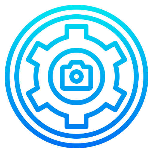 Setting camera photography ui icon Setting camera photography ui icon