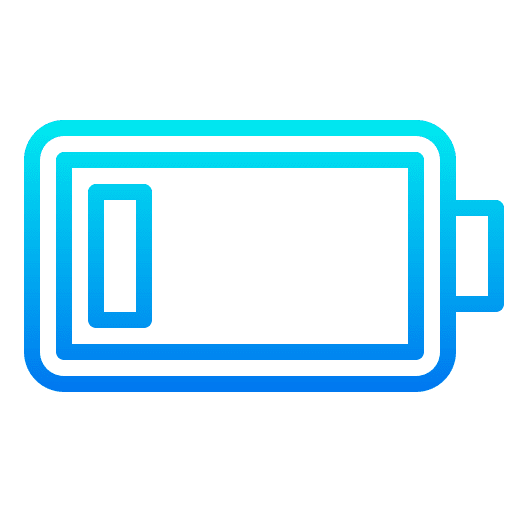 Low battery battery level electric battery status icon Low battery battery level electric battery status icon