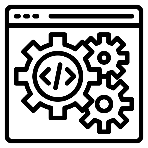 Configuration gear online database icon
