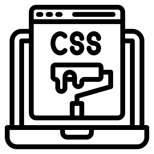 Css coding style programming icon Css coding style programming icon