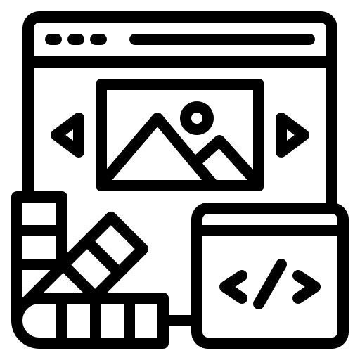Graphic design website coding graphic design icon Graphic design website coding graphic design icon