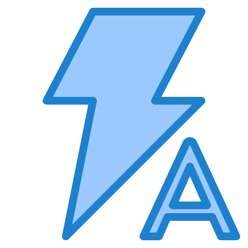 Auto flash photography ui photo icon